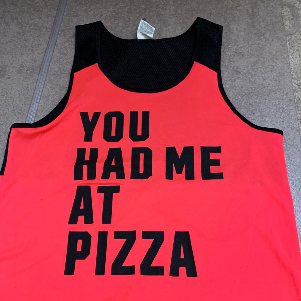 PINK Victoria Secret workout top “pizza” edition